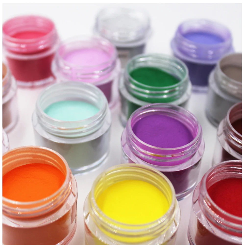 120Colors Color Acrylic + Dip Collection - 1 KG -   Acrylic Nail Solid Colors - Sample Sizes Available - Color List In Details