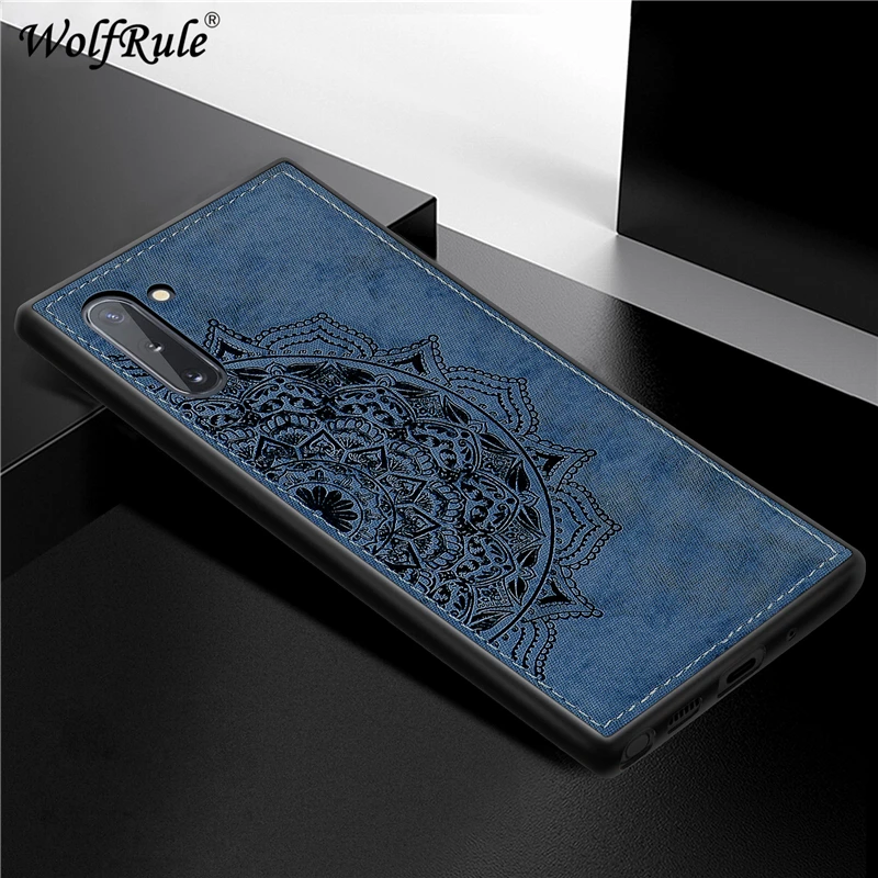 Blue Для samsung Note 10 чехол на магните модный противоударный тканевый чехол для samsung Galaxy Note 10 Plus чехол для Galaxy Note 10 - Цвет: Blue