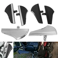motorcycle passenger defiance floorboards black cnc male mount foot pegs rest pedal for harley touring dyna sportster xl models