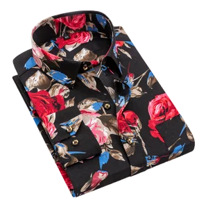 2020, новинка, мужская рубашка, весеннее платье с длинными рукавами в клетку с принтом высокого качества социальных платье в повседневном стиле, рубашка для мужчин брендовая одежда Camisa DS-110