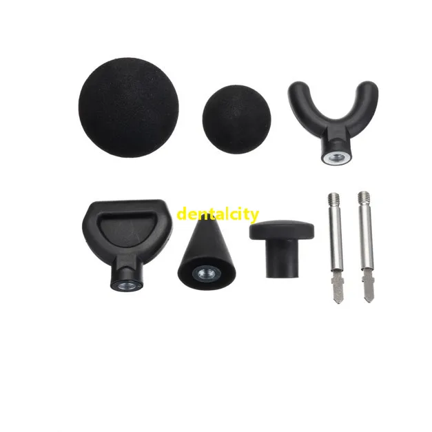 6 шт. насадки для массажного пистолета расслабления мышц 75 мм приспособления