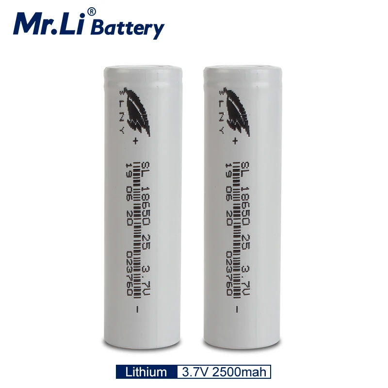 18650 3 7 V 2500mAh литиевая аккумуляторная батарея мощность 3C 5C dischahrge подходит для