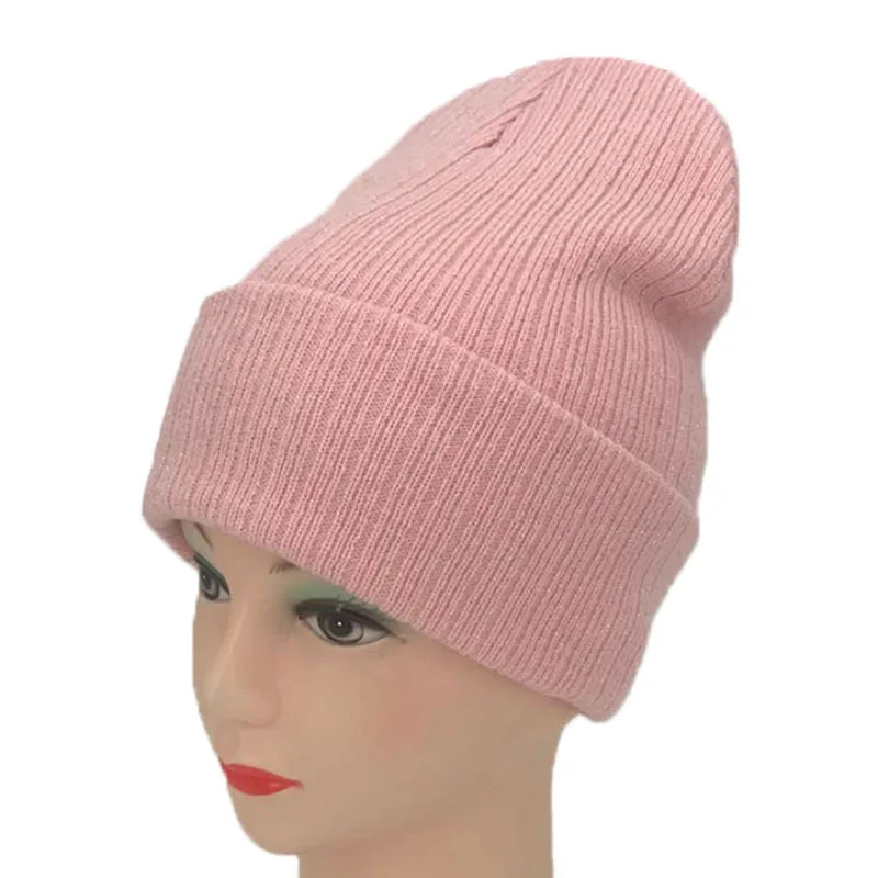 

Women's Gold thread knitted hat, Street Fashion Sports Women's hat black women's hat, white women's hat