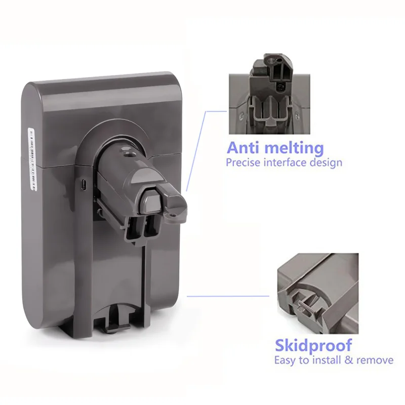 Добавьте кисть 21,6 V 3000 мА/ч, литий-ионный аккумулятор Батарея для Dyson V6 Батарея для DC58 DC59 DC61 DC62 пылесос SV09 SV07 SV03 SV04 SV06