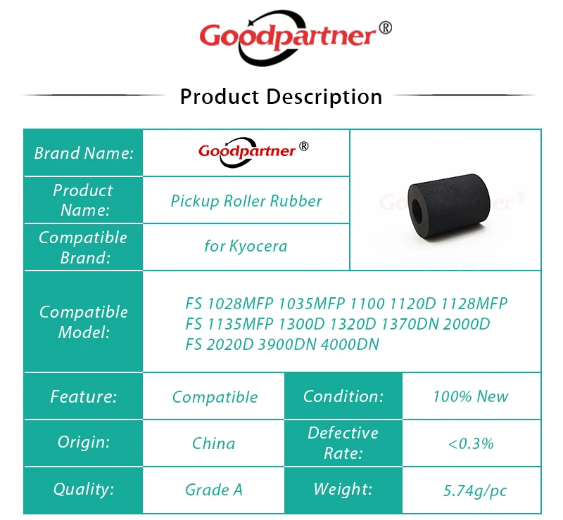 Дукторный вал 100X 2BR06520 2F906230 2F906240 для Kyocera FS 1035 1300 1028 1128 1100 1320 1120 1135 1370 3900 4000 M2035 |