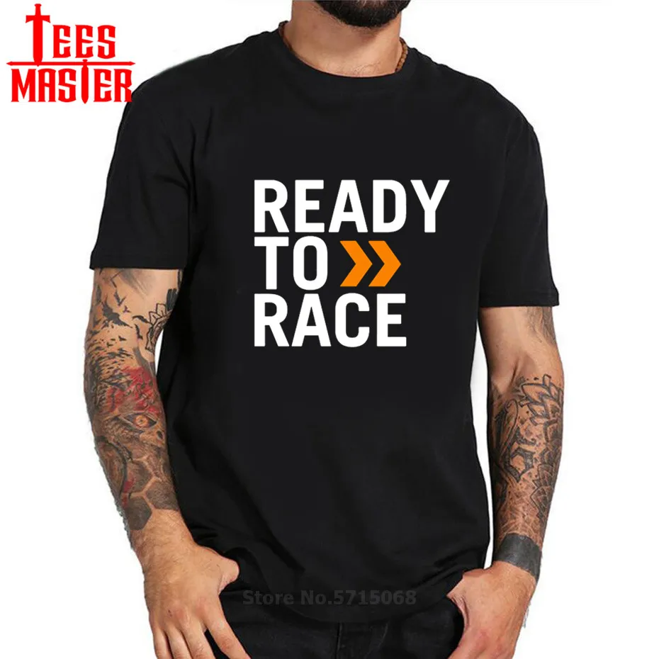 Модная модная футболка с рисунком готов к гонке машинками жаровня для езды на