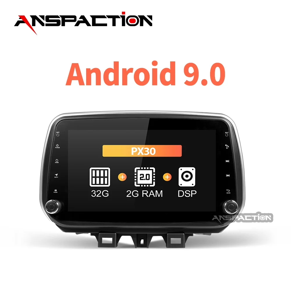 Android 9 0 автомобильный dvd gps плеер для hyundai Tucson ix35 2018 Автомобильная навигационная