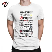 funny the binding of isaac t shirts for men t shirts when life gives you lemons tee shirts