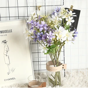 Искусственные цветы фрезии высокого качества для украшения свадьбы, вечеринки, дома, рождества, фестиваля