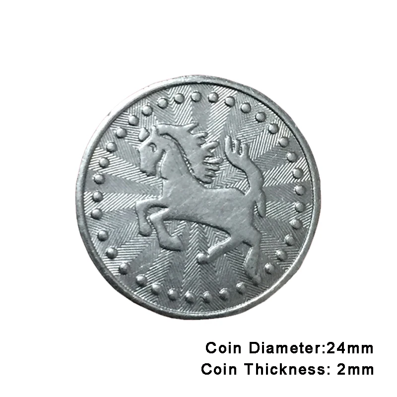 Жетоны для аркадных игр монеты из нержавеющей стали 100 шт.|Игры с монетами| |