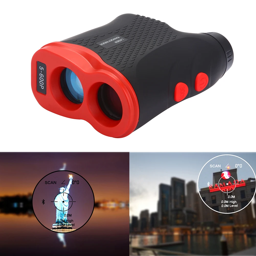 

600M Laser Rangefinder 6X Telescope Laser Distance Meter Range Finder for Golf Telescope Laser Distance Meter