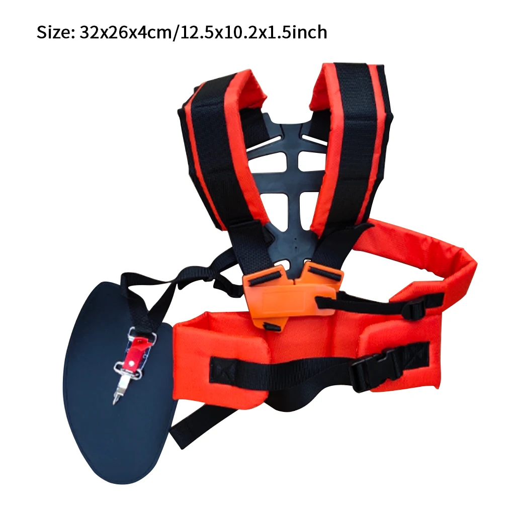 

1 PC Heavy Duty Adjustable Strimmer Shoulder Strap Harness Strap For Brushcutter Lawn Mower Chainsaw Garden Brush Cutter