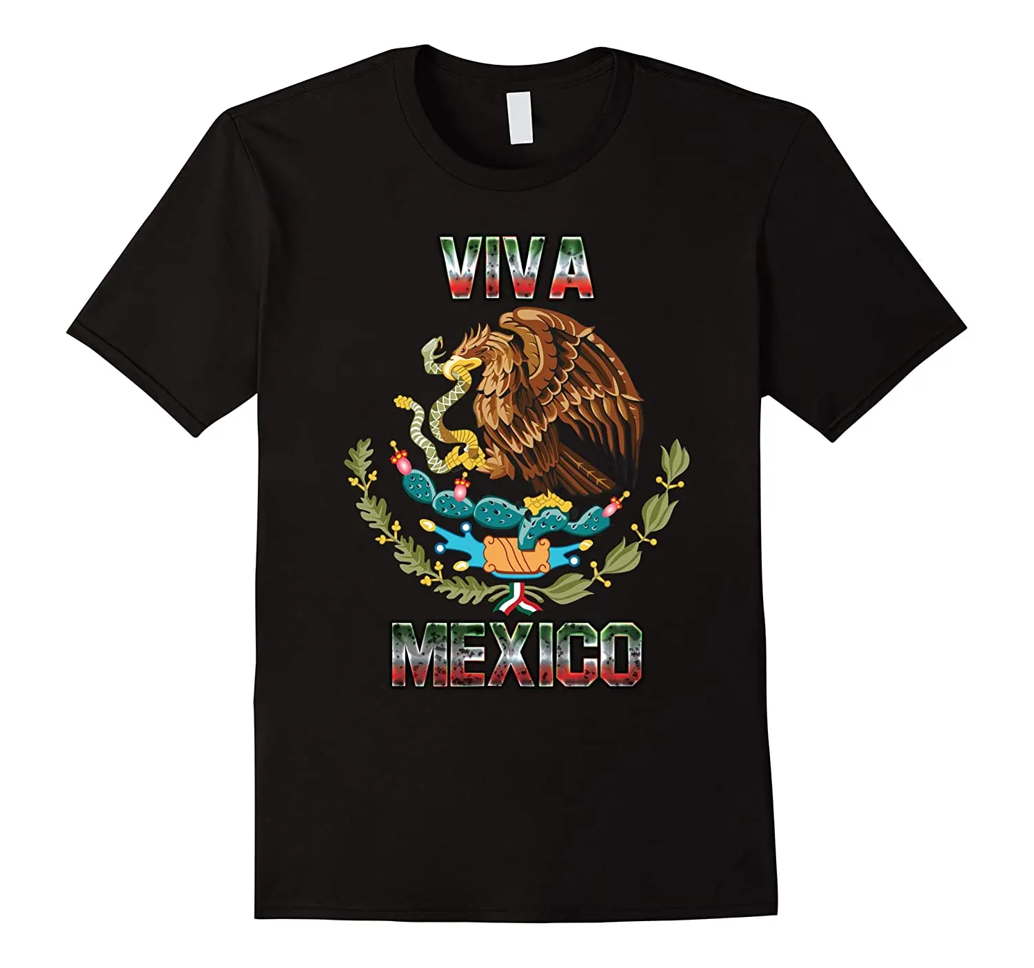 

Viva Mexico Mexicans Flag Emblem Coat of Arms T-Shirt. Summer Cotton Short Sleeve O-Neck Mens T Shirt New S-3XL