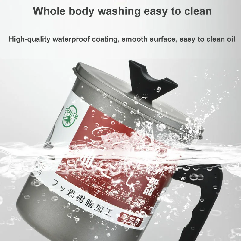 1.7л масляный горшок кухонный диспенсер для масла контейнер с фильтром из