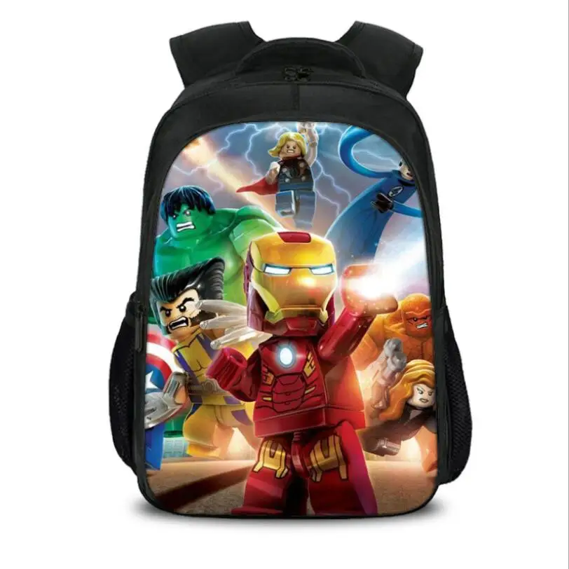 Детские школьные ранцы ninjago Game портфель для мальчиков сумка книг с принтом игр