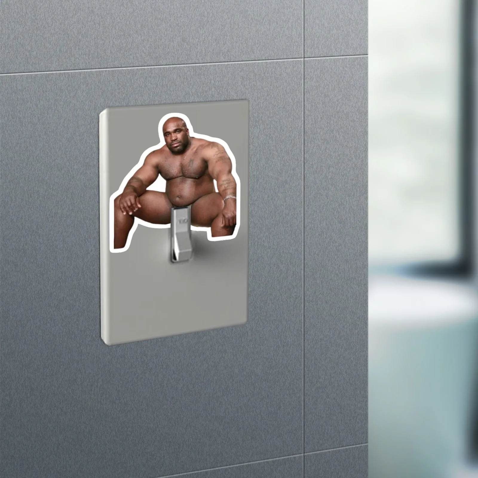 Забавная подсветка наклейка с переключателем домашнее развлечение Виниловая