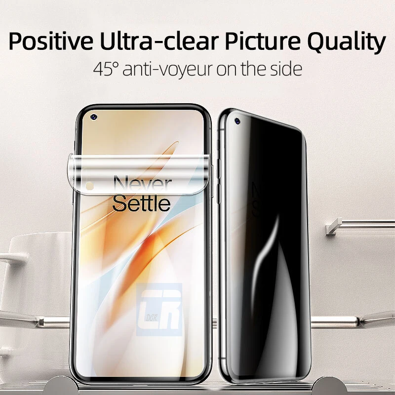 Anti-spy Full Curved Screen Protector for One Plus 8 Pro Hydrogel Privacy Film for One plus 7t  Not Glass oneplus 7t Pro film