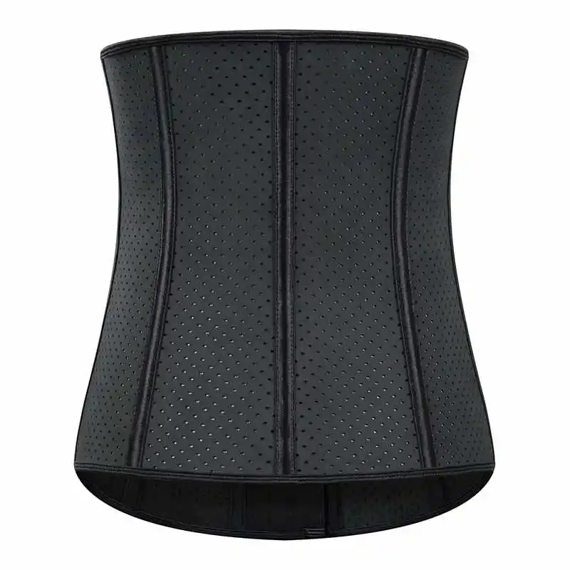 Women Girdles For Fat Tummy Slimming Cincher Corset Latex Waist Trainer 9 Steel Bone Hook And Eye Corset Top Workout Shapewear