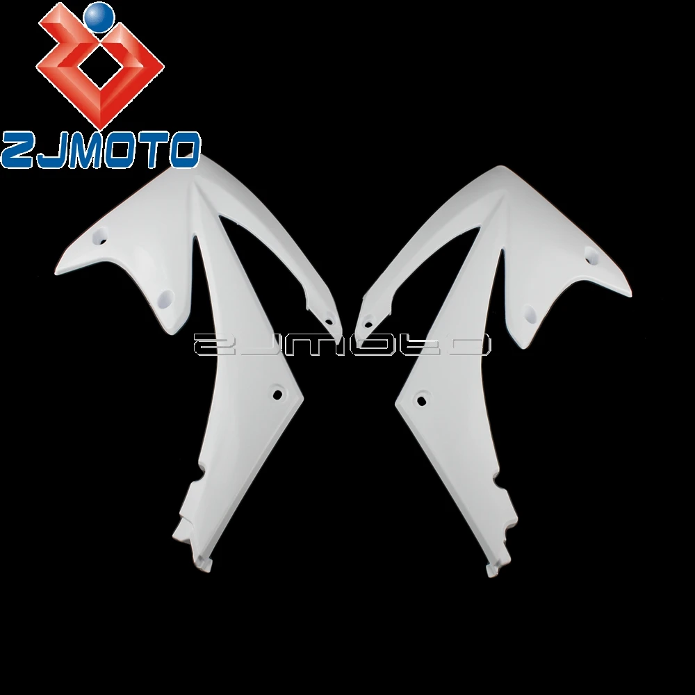 Белый защитный кожух радиатора для мотоциклетного велосипеда Honda CRF450R 2009-2012 CRF250R