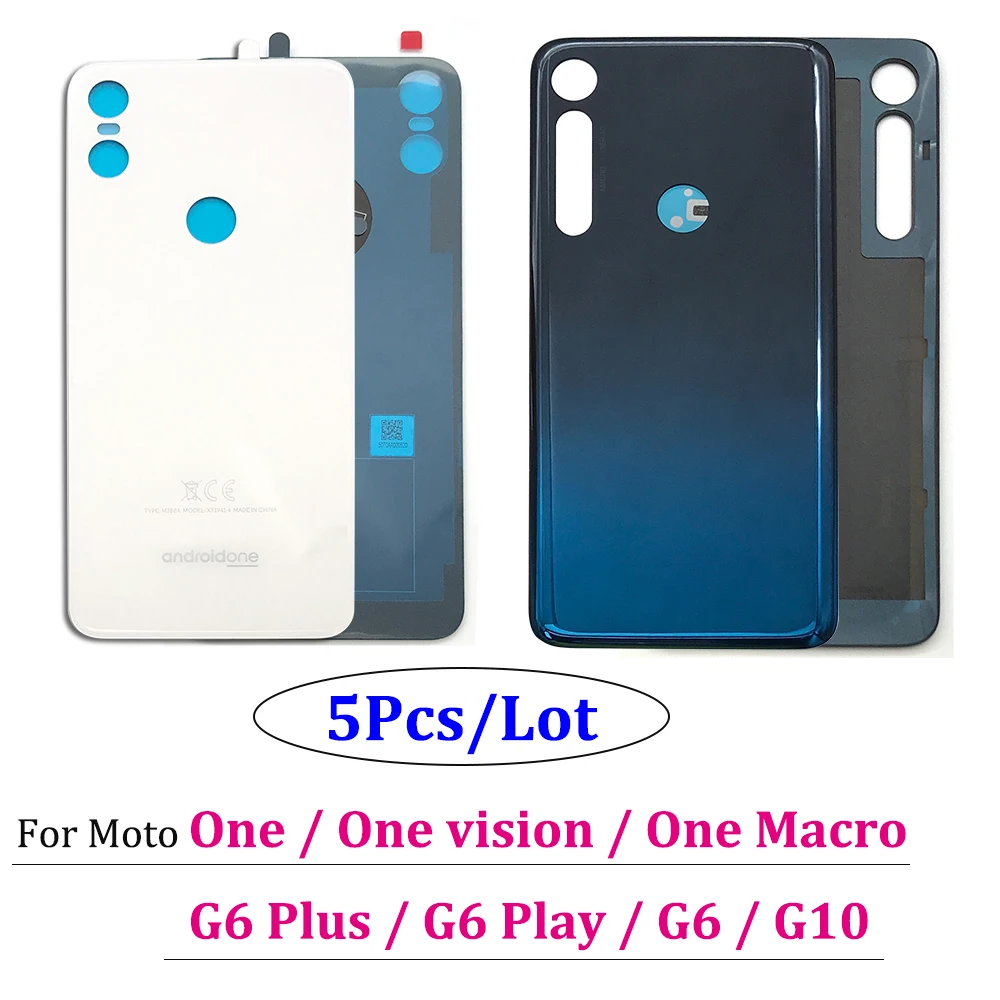 Стеклянная задняя крышка батарейного отсека 5 шт. сменный корпус на клейкой