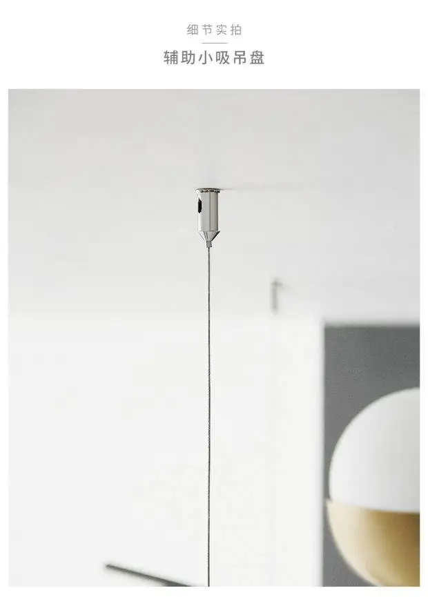 

Postmodern Style Restaurant Pendant Light Art Design 3 Balls Gallery Parlor Hotel Hall Decoration Suspension Lights