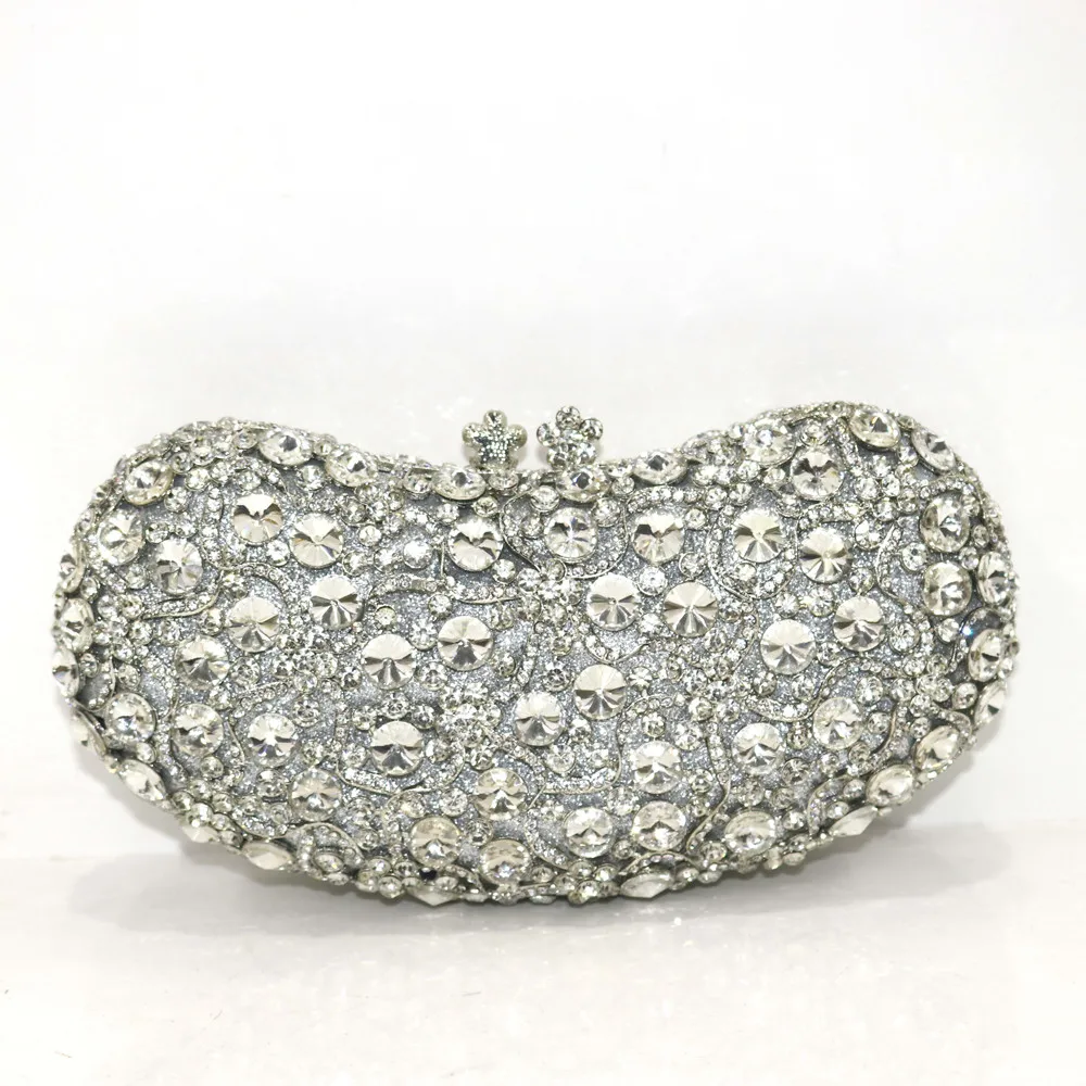 2020 Diamond Purse Luxury Handbags Hollow Out Style Women Evening Bags Sequined Wedding Party Clutches High Quality