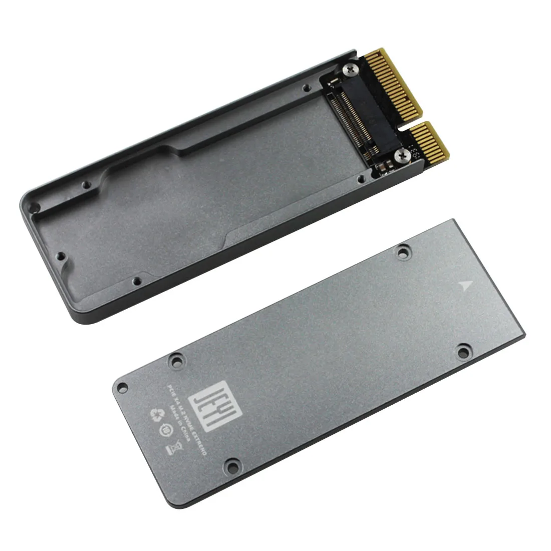 JEYI iSSD m.2 NVME алюминиевый PCIE3.0 GEN3 мобильный SSD-бокс optibay SSD чехол PCIE X1 адаптер m2 M.2 U.2 PCI-E