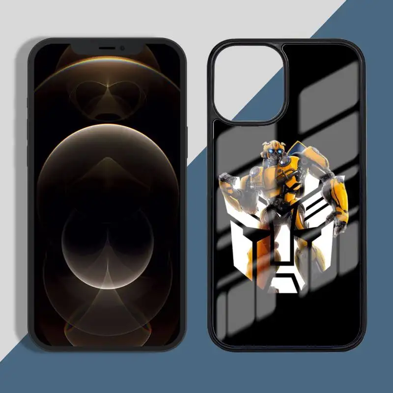 

Bumblebee cartoon Phone Case for iPhone 11 12 pro XS MAX 8 7 6 6S Plus X 5S SE 2020 XR Hard PC