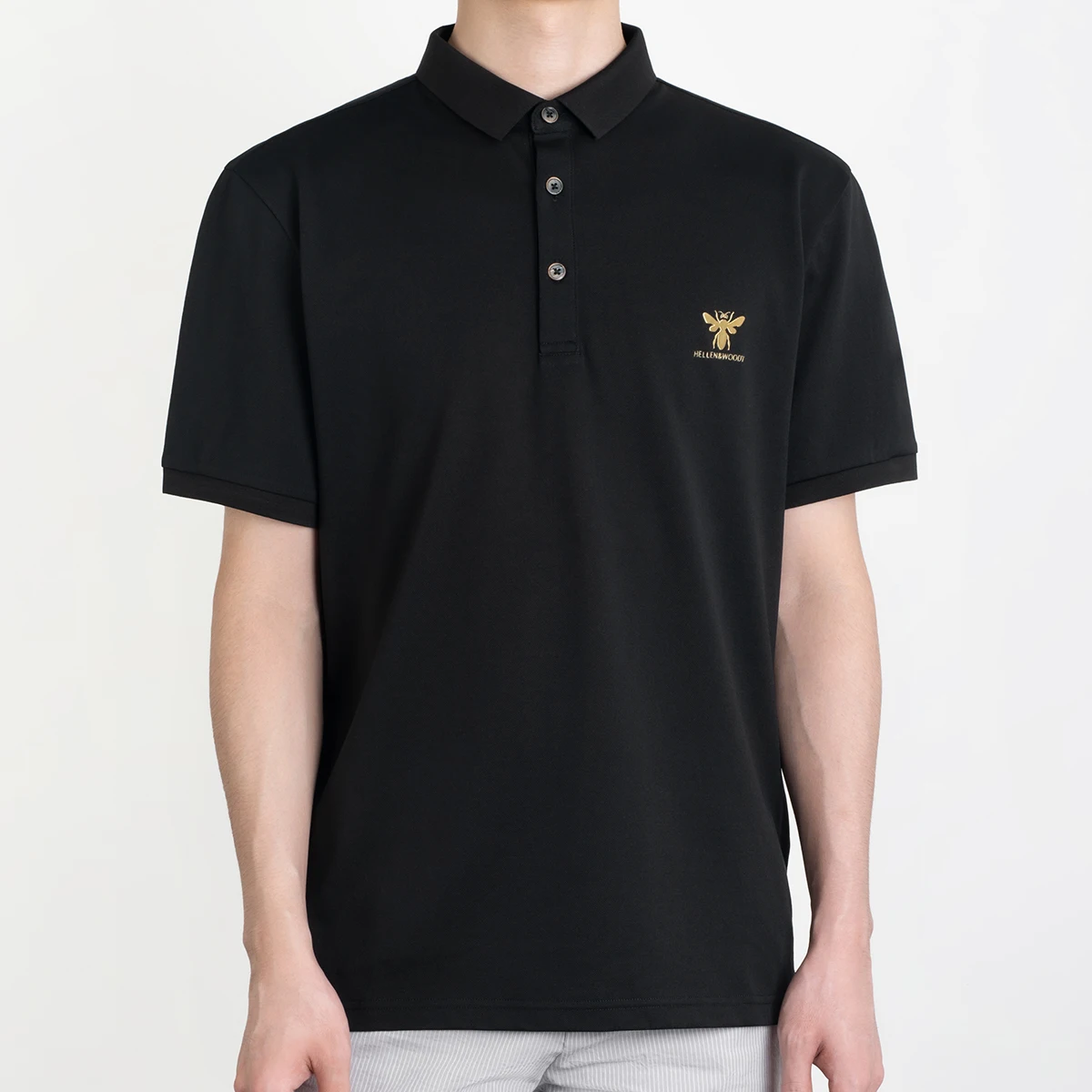 Повседневная облегающая деловая Высококачественная футболка HELLEN & Вуди 2021SS с