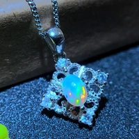 fireworks shining opal pendant for necklace of women jewelry 925 silvercertified natural gem birthday christs gift style