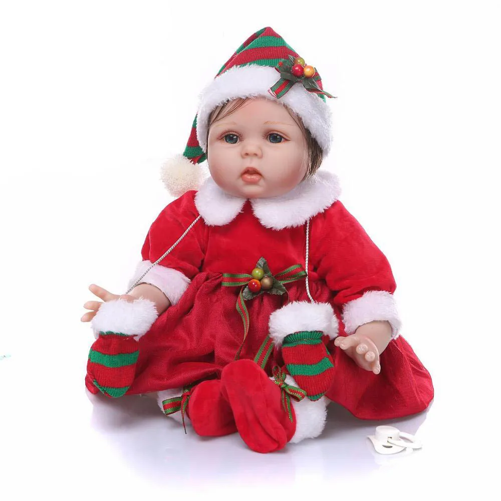 Полноразмерная силиконовая кукла Реборн подарок водонепроницаемая игрушка для