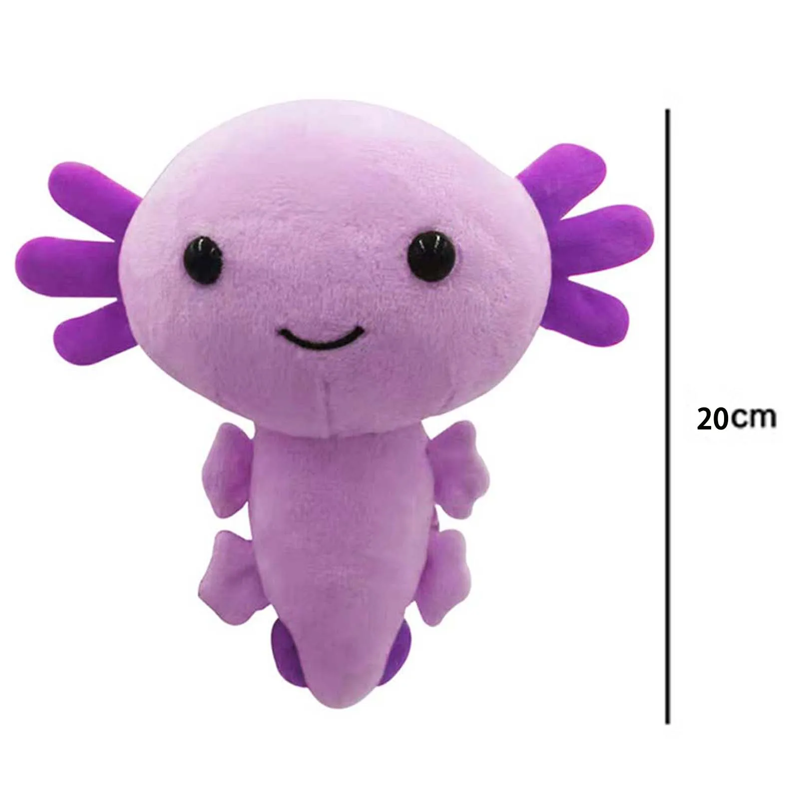 Плюшевая игрушка Kawaii Axolotl 20 см 2021 мультяшное милое животное набивная плюшевая