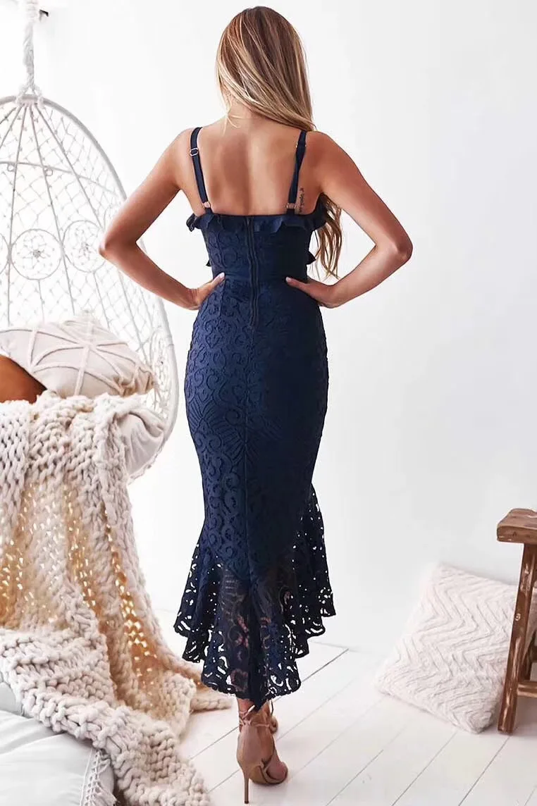 5 цветов, Vestidos, женское сексуальное кружевное Бандажное платье до середины икры, дизайнерское платье с рыбьим хвостом, вечерние платья знаменитостей