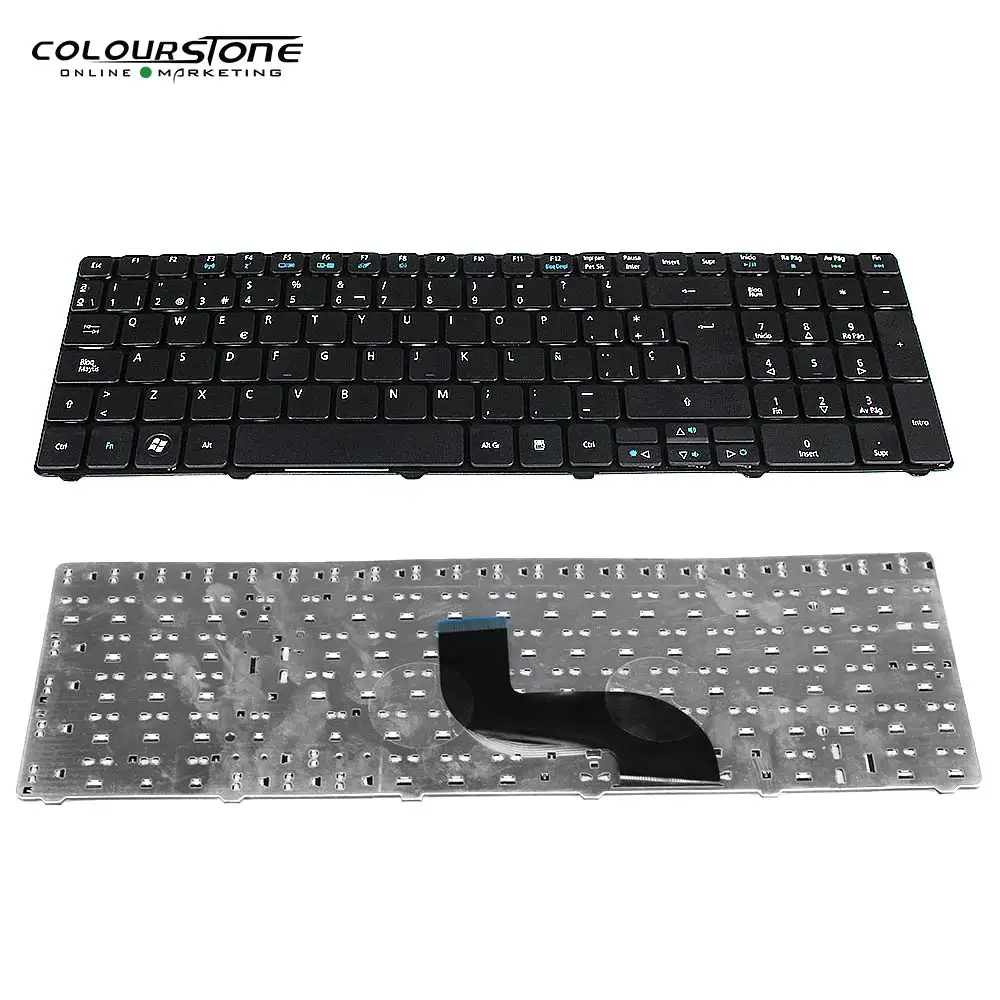 

New Spanish Laptop Keyboard For Acer Aspire 5810T 5536G 5738Z 5810 5739 5338 5410t 5538 5542 5538G 5542G 7560 7560G 7739 5625G