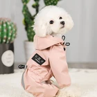 Непромокаемый дождевик для собак, сетчатый дышащий светоотражающий комбинезон для впитывания пота, одежда для собак