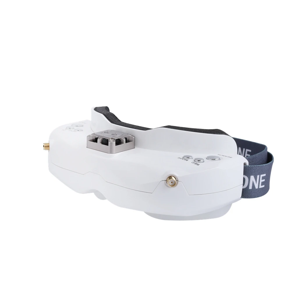 withe SKYZONE SKY02C 5,8 ГГц 48CH разнообразие FPV очки поддержка DVR HDMI и головной трекер вентилятор для RC гоночный Дрон запчасти - Цвет: withe