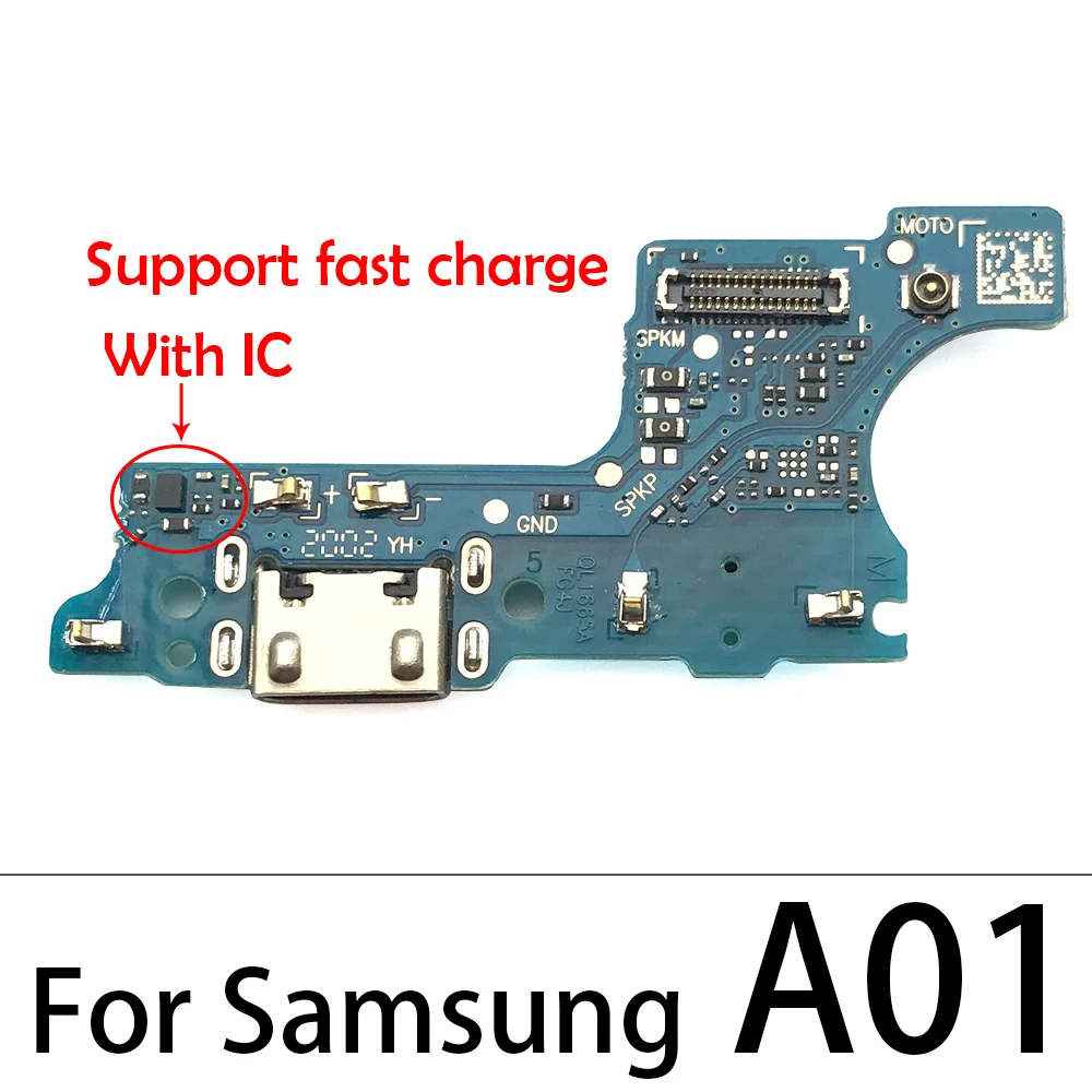 USB-порт для зарядки гибкая плата зарядного устройства Samsung A51 A11 A01 A21s A31 A41 A71 A21 A70s A10s