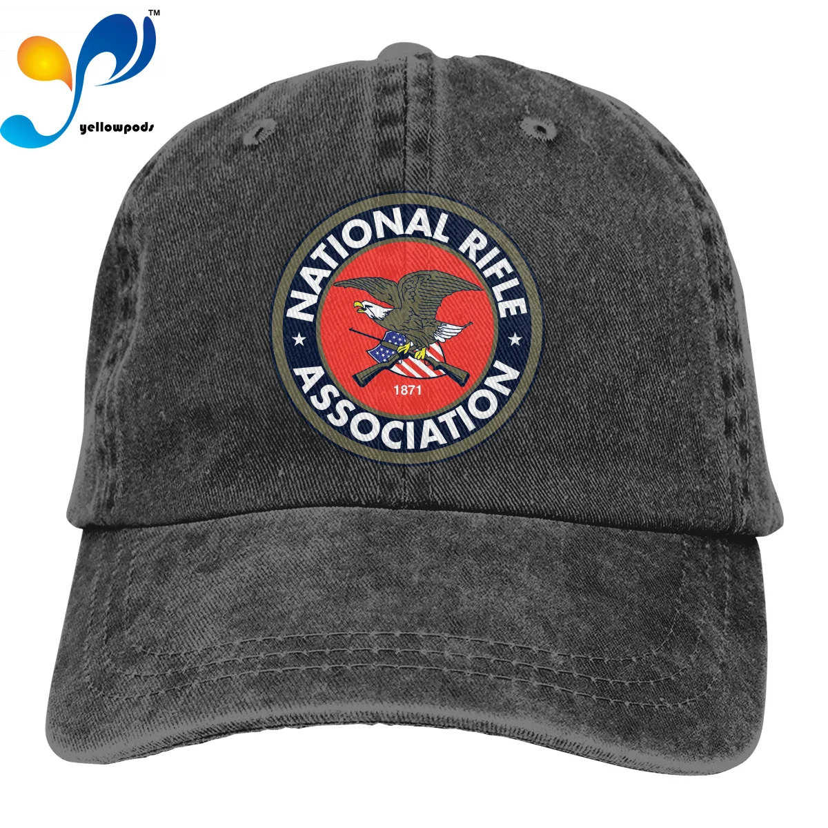 

Женская Бейсболка с логотипом NRA, модные шапки, Мужская бейсболка, хлопковая винтажная Повседневная Кепка