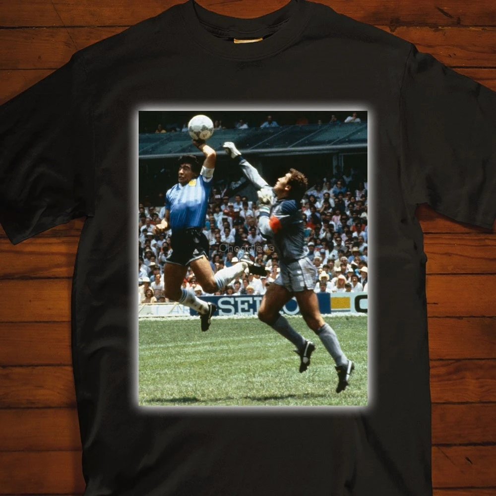 Рубашка Maradona рубашка руки Бога футболка Рип Диего Марадона 10 Подарочная одежда