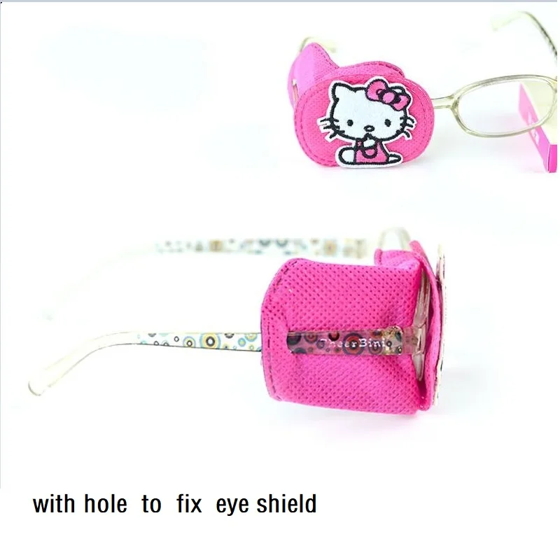 1 шт Hellokitty розовый ребенок окклюзия медицинский ленивый глаз патч для глаз для Amblyopia дети Монокуляр близорукий Чехол для очков