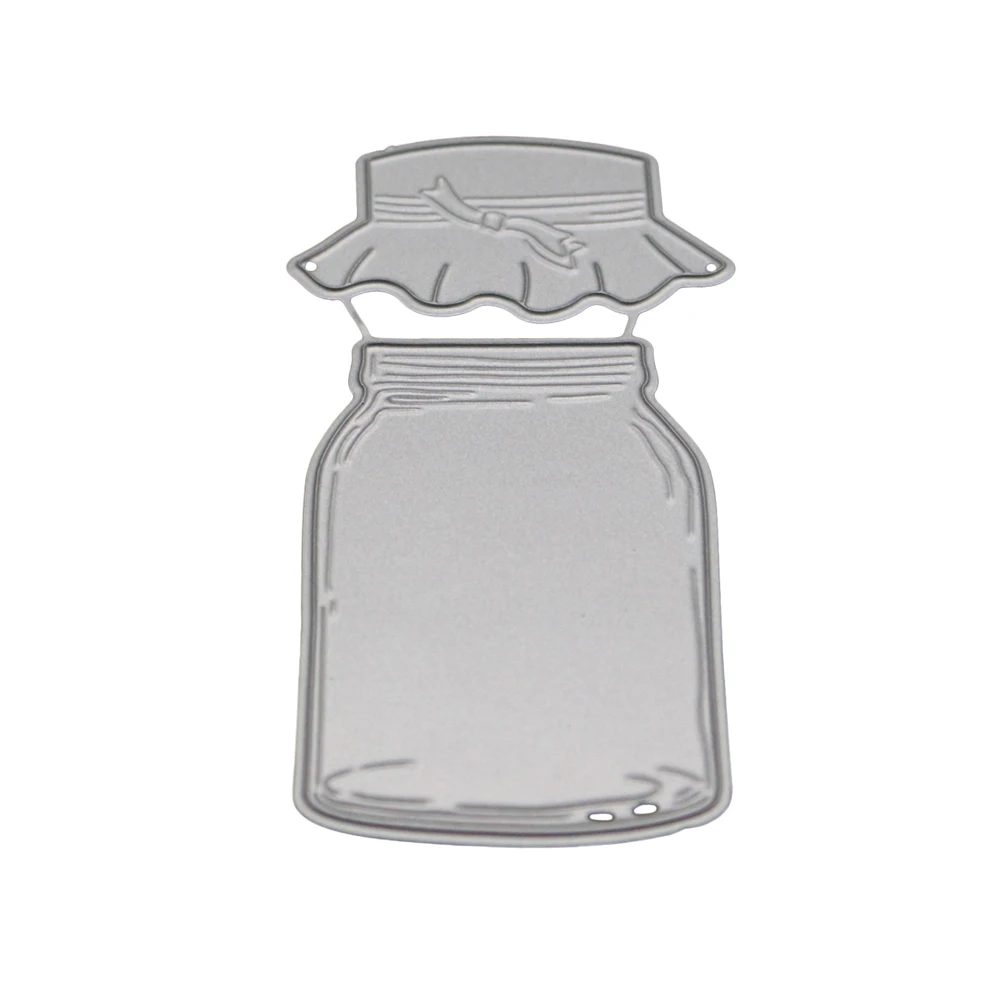 Металлический трафарет с изображением бутылки желаний для скрапбукинга