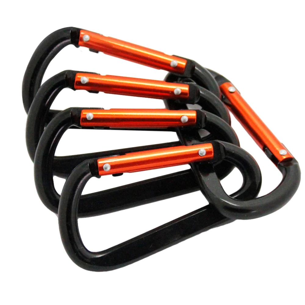 5 шт. крючок для ключей из алюминиевого сплава Карабин кемпинга на открытом