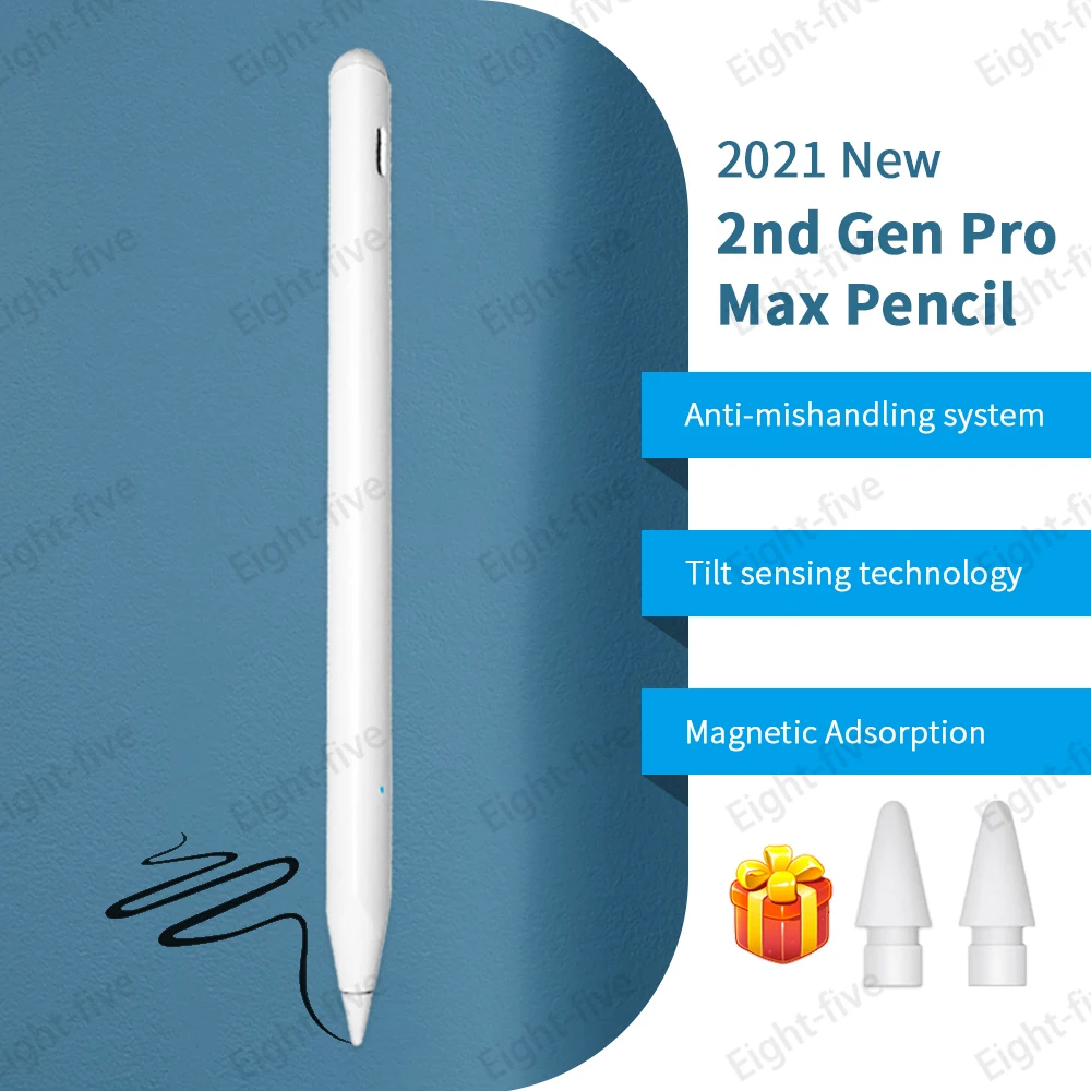 para Stylus Apple Caneta para Ipad Lápis Ipad 1st 2nd12.9 3rd 4th2021 6th2021 7thmini 5 ar 3 Estilete Triangular 2 Pro 11