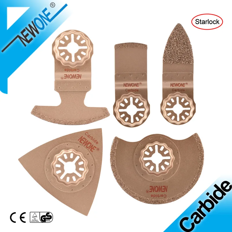 NEWONE Карбид Starlock Осциллирующее лезвие пилы Mult инструмент подходят для вырезания