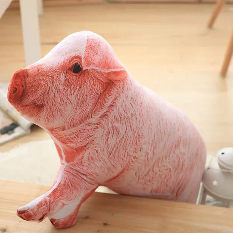 

Plush Pig Toy Kids Sleeping Back Cushion Cute Stuffed Pig Baby Accompany Doll Xmas Gift