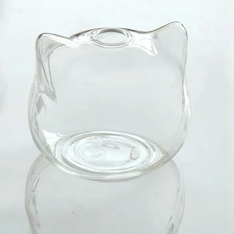 Стеклянная ваза в форме кошки гидропонная подвесная стеклянная гриба | Дом и сад