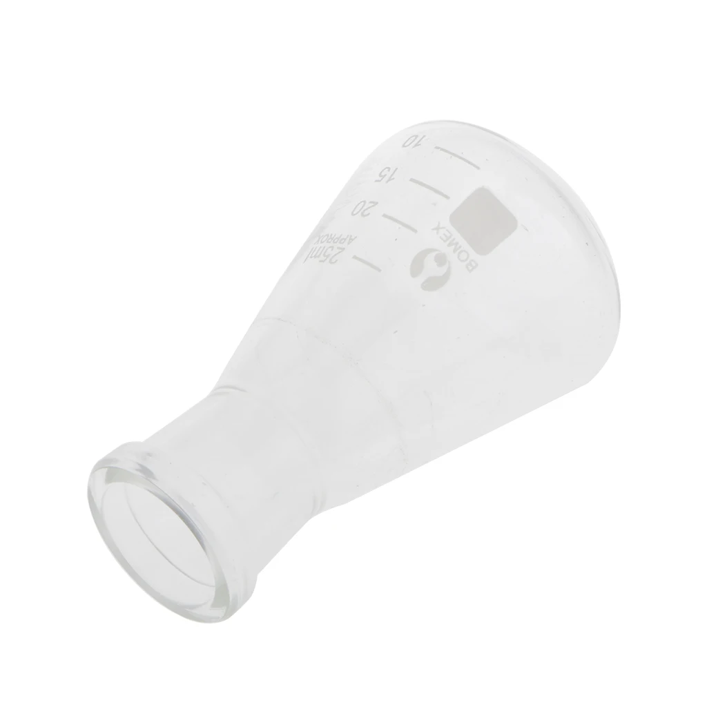 Градуированная коническая колба Erlenmeyer из боросиликатного стекла лабораторная