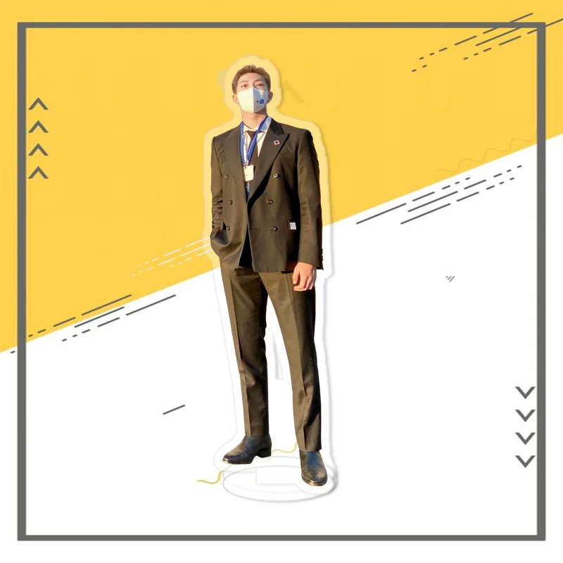 

Wholesale Acrylic Stand Kpop Idol Double Sides Bangtan Boys Standee United Nations Permission To Dance Small Station Brand