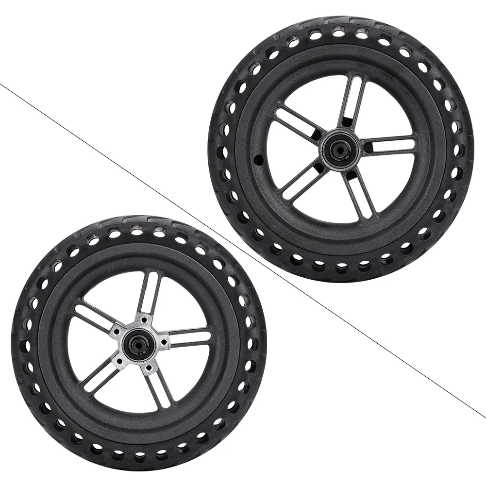 

Wheel Hub Explosion-Proof Tire Set For Xiaomi Electric Scooter Anti-Skidding Tire Wheels Electric Scooter Honeycomb Tire + Wheel