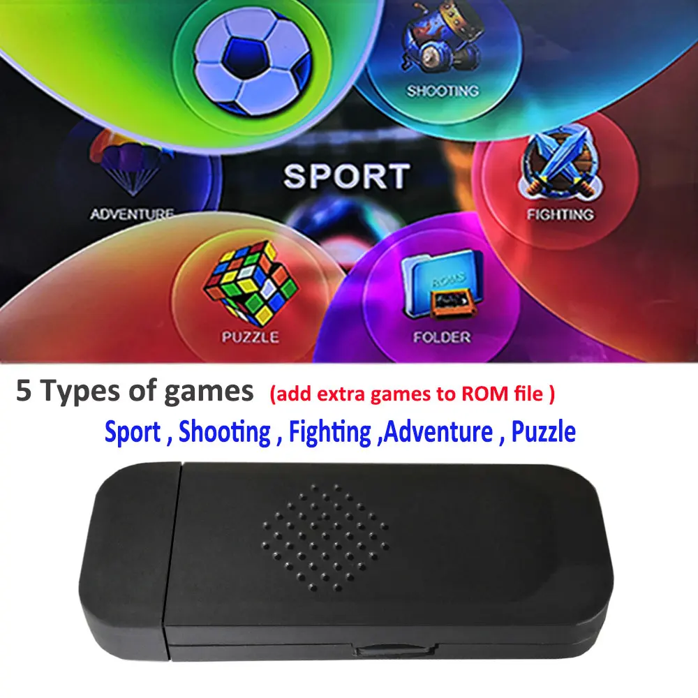HD Game Stick 16 Bit Video Consoles Built in 688 Retro Games For Sega Genesis Mini 4K Wireless TV Console | Электроника